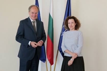 Заместник-министър Ирена Димитрова прие посланика на Германия у нас
